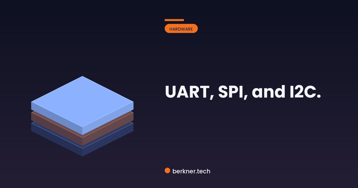 Three buses worth decoding with a logic analyzer: UART, SPI, and I2C