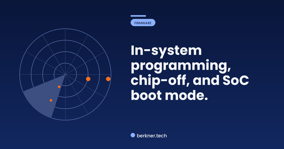 Three ways to read eMMC flash: in-system programming, chip-off, and SoC boot mode