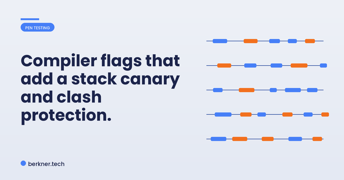 Anatomy of a hardened embedded build command with stack protector and stack clash protection flags