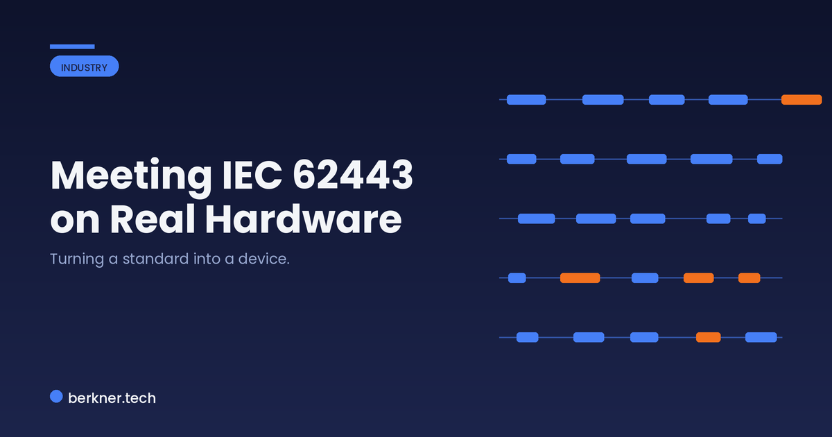 Applying IEC 62443 security levels and requirements to real industrial embedded hardware