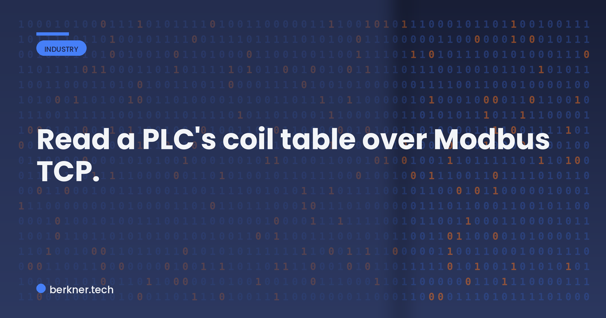 Anatomy of a Modbus read command with mbpoll showing unit address and coil table flags