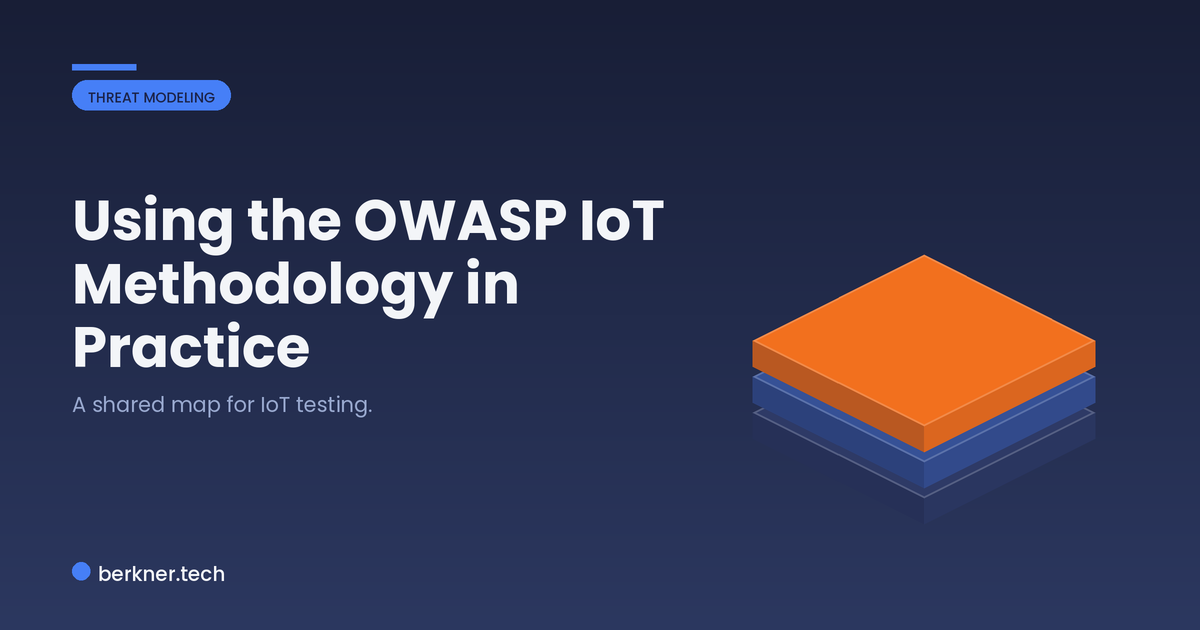 Applying the OWASP IoT testing methodology and verification standard to a real connected product