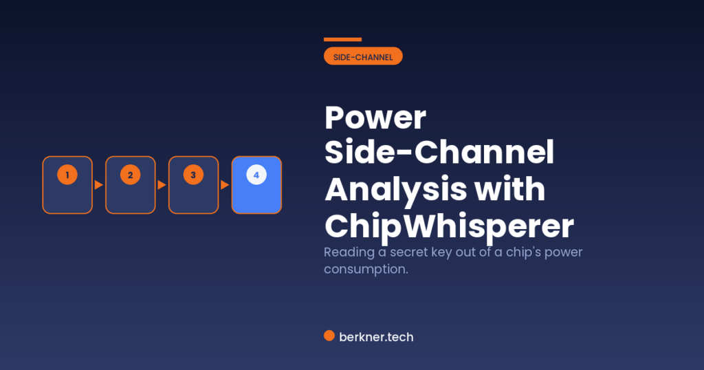 Power Side-Channel Analysis with ChipWhisperer