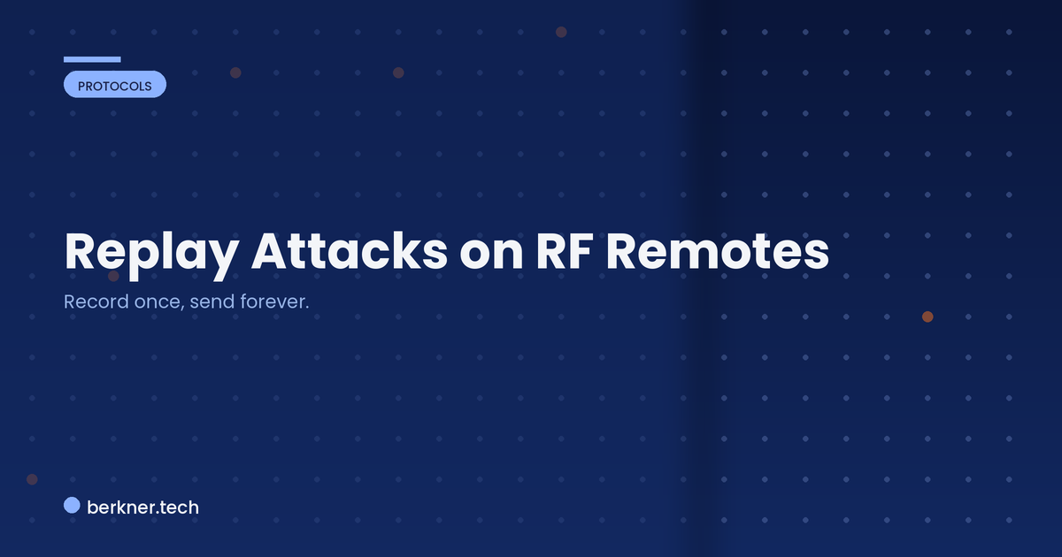 Capturing and replaying a fixed-code RF remote signal to operate a device without the remote