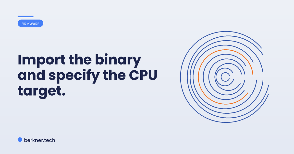 Anatomy of a Ghidra analyzeHeadless import command for firmware reverse engineering