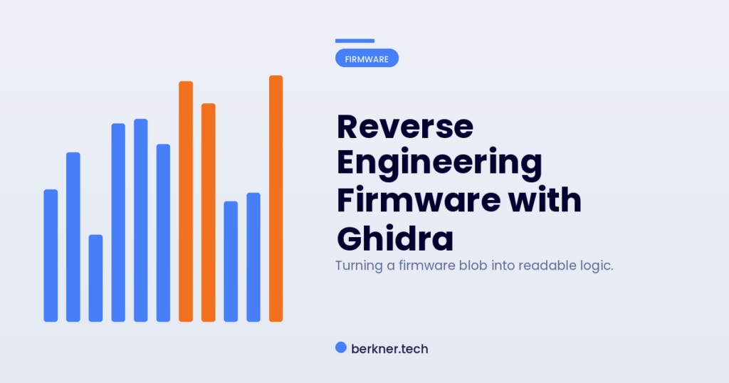 Reverse Engineering Firmware with Ghidra