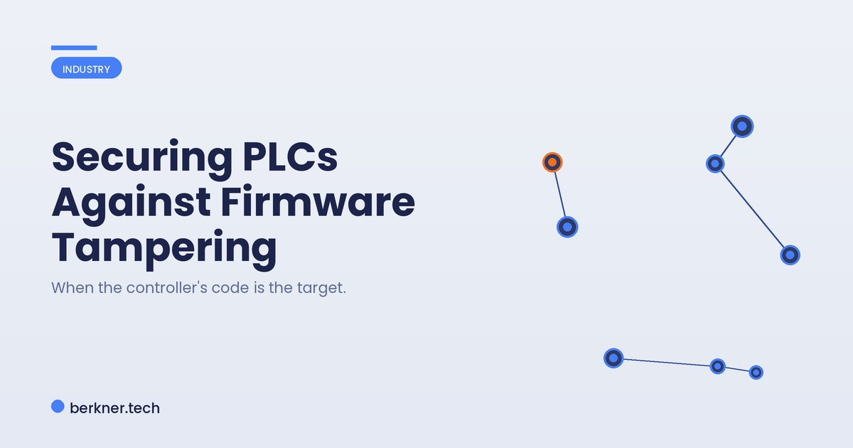 Securing PLCs Against Firmware Tampering