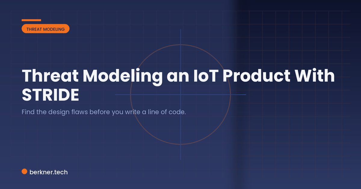 IoT threat modeling loop with STRIDE: diagram, enumerate, rank, mitigate, and validate