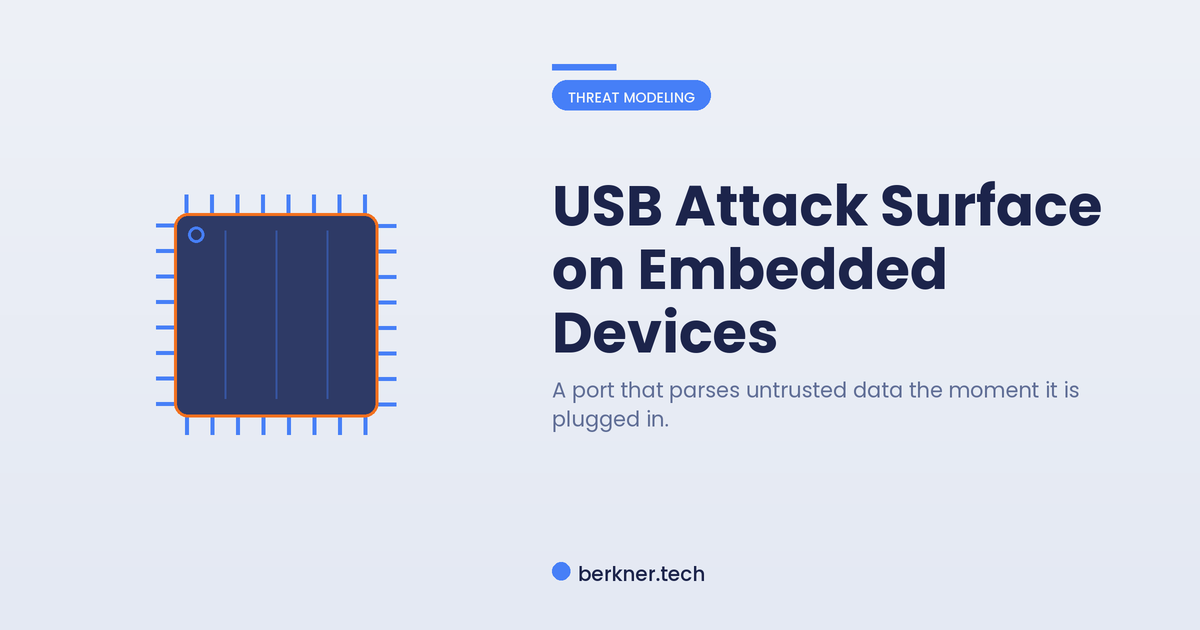 The USB attack surface on embedded devices, from enumerating interfaces to assessing the exposure